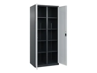 wasgoedverdeelkast,HxBxD 1850x800x500mm,vak B 400mm,draaigrendel - 2