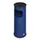Combi-Asbak 610x250mm Aluminium Asbakopzet Zwart Blauw 17 Liter