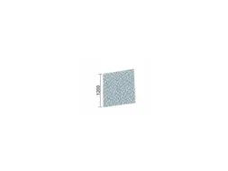 geluidabsorberende scheidingswand,HxBxD 1200x1000x41mm,wand stof,grijs