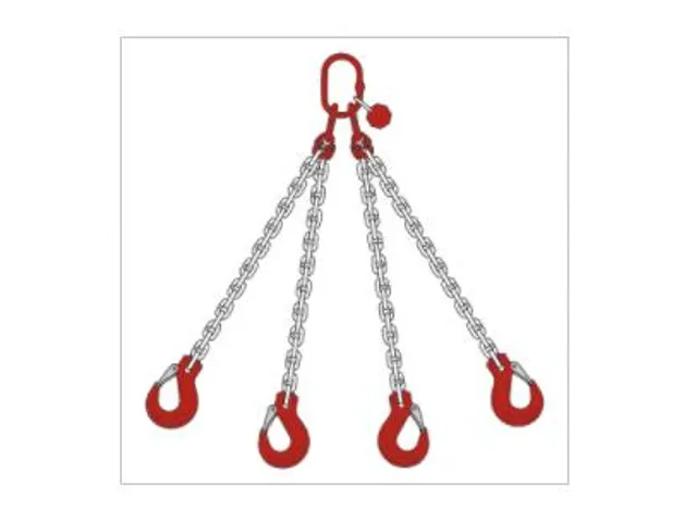 Hijsketting 4 Sprong Draagverm. 11.2t Nuttige L 1m Niet Te Verkorten