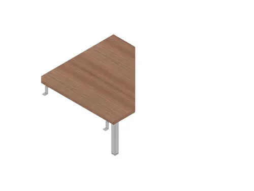 koppelelement voor bureau,90 °,HxBxD 680-760x840x840mm,v. 4voeten