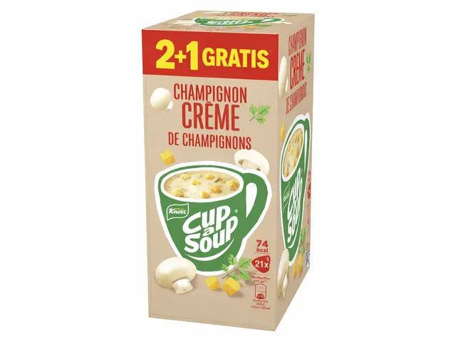 Cup a Soup Knorr champignon creme 175ml 2+1 Gratis