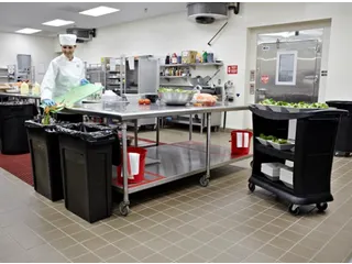 Serveerwagen 3 etages 136kg 52x97cm zwart - 6