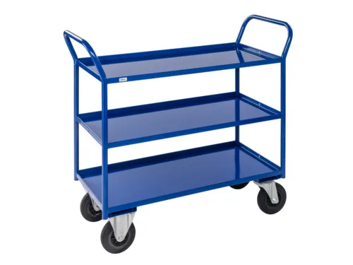 Etagewagen,Draagverm. 400Kg,3Etage(S),Staaletage,Blauw