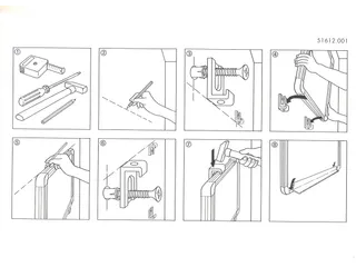 Smit Visual Ophangset Whiteboard Spiegelophang - 1