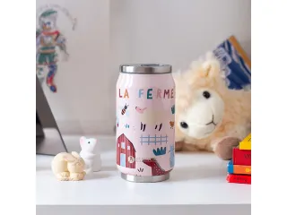 Thermosbeker Les Artistes Paris blik 280ml Farm met Rietje - 5