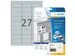 Etiket Herma 4222 63.5x29.6mm Zilver Weerbestendig 675 stuks