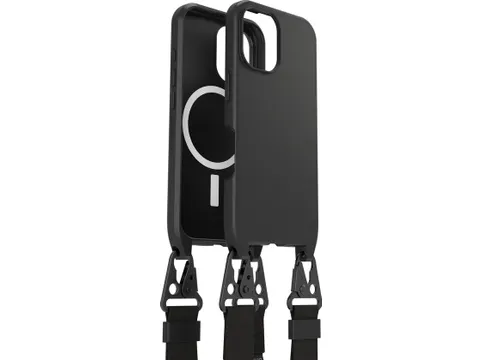 React Necklace Hoesje Geschikt voor Apple iPhone 16 Zwart