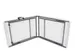 Vouwtafel weerbestendige Klaptafel 180x70x74cm HDPE Wit