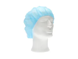 Haarnet CMT bouffant non-woven L 53cm PP blauw 100 stuks - 4