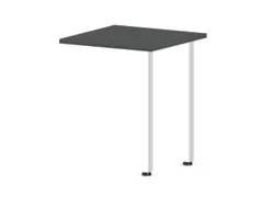 aanbouwtafel,i.h.v.,HxBxD 720-840x600x600mm,MS-donkergrijs