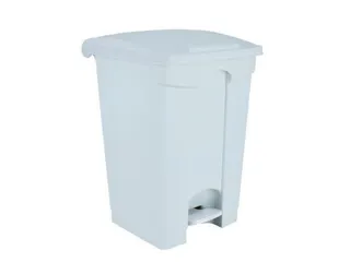 Contitop,afvalbak met pedaal 70L wit - 1