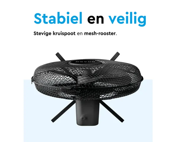 Statiefventilator BRASQ F300 Ø 40cm zwart