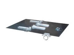 2-Dlg. Klapdeksel,Staal,V. Mini-Kiepbak 0,15M³,Verzinkt