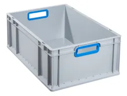 Euronorm-Stapelbak 600x400mm 220mm H Pp Wanden/Bodem Gesloten