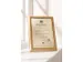 Fotolijst Seco A4 goud plexiglas