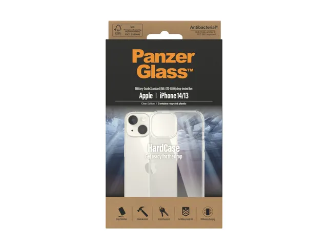 PanzerGlass HardCase iPhone 14 | 13 | Clear, Hoes, Apple, Apple - i