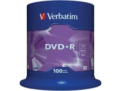 Verbatim 43551 DVD+R disc 4.7 GB 100 stuks