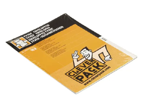 Envelop CleverPack Tyvek E4 305x394mm zelfklevend wit pak à 10 stuks