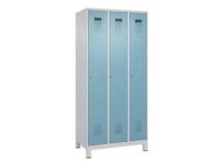locker,HxBxD 1950x900x500mm,3vak,vak B 300mm,cil.-slot,voeten - 3