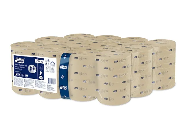 Tork 472640 T7 OptiServe Naturel Hulsloos Toiletpapier 2-laags 24 rol