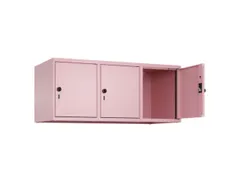 opzetkast,v. locker,3vak.,vak B 400mm,HxBxD 500x1200x500mm