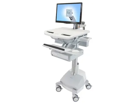 Medische Trolley StyleView-wagen met LCD-arm SLA-voeding, 1 lade (1x1)