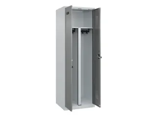 PBM-locker,HxBxD 1850x600x500mm,2vak,vak B 300mm,draaigrendel - 1