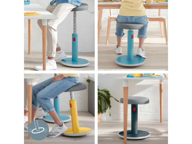 tabouret assis-debout,assise H 460-790mm,assise mousse