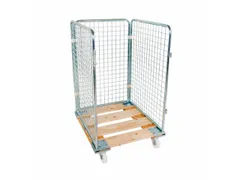 rolcontainer,draagverm. 500kg,HxLxB 1210x810x724mm,nuttige H 1020mm