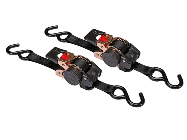 SET Met 2 x Zelfoprollende Ratelspandband - 300kg - 3m x 25mm