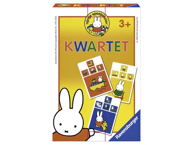 Spel Ravensburger Nijntje ontdekt de wereld kwartet