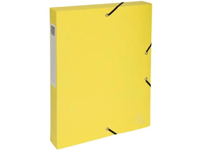 Aquarel elastobox uit glanskarton A4+ 4 cm assorti