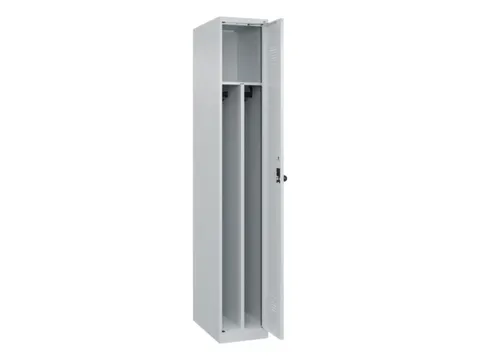 Armoire vestiaire 1850x300x500mm 1 compartiment RAL7035/RAL7035