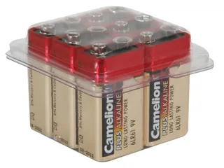 Alkaline E-Blok 9V-500mA (6 ST./Doos) - 1