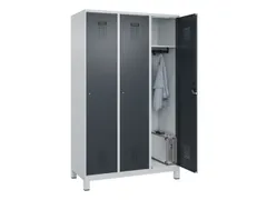 locker,HxBxD 1950x1200x500mm,3vak,vak B 400mm,cil.-slot,voeten