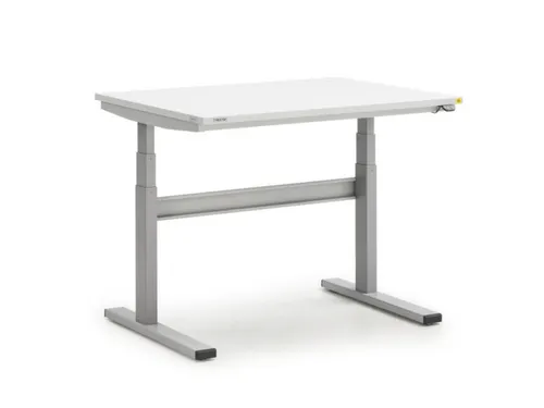 ESD-montagetafel,HxBxD 630-1270x1100x800mm,blad gelamineerd grijs
