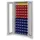 kast met sleufplaat m. bakken,HxBxD 1950x1000x410mm,82bakken PE