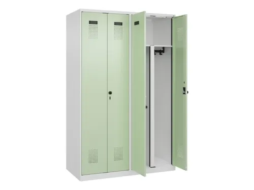 PBM-locker,HxBxD 1850x1200x500mm,4vak,vak B 300mm,draaigrendel