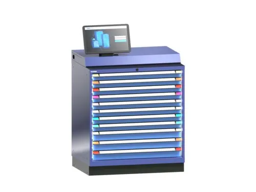 ladekast,HxBxD 1400x1005x725mm,11lade(n),PC,touchscreen,regelsoftware