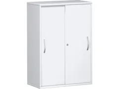 schuifdeurkast,HxBxD 1150x800x430mm,decor romp wit,decor front wit