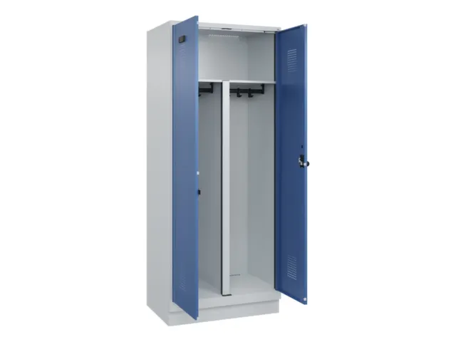 PBM-locker,HxBxD 1950x800x500mm,2vak,vak B 400mm,draaigrendel