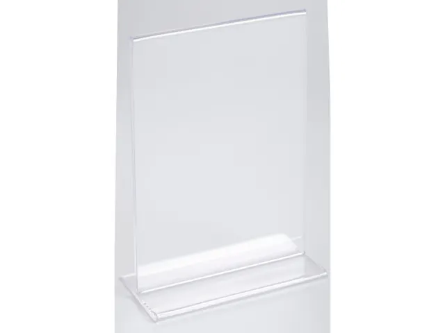 Folderhouder Rechtop staand A6 transp.