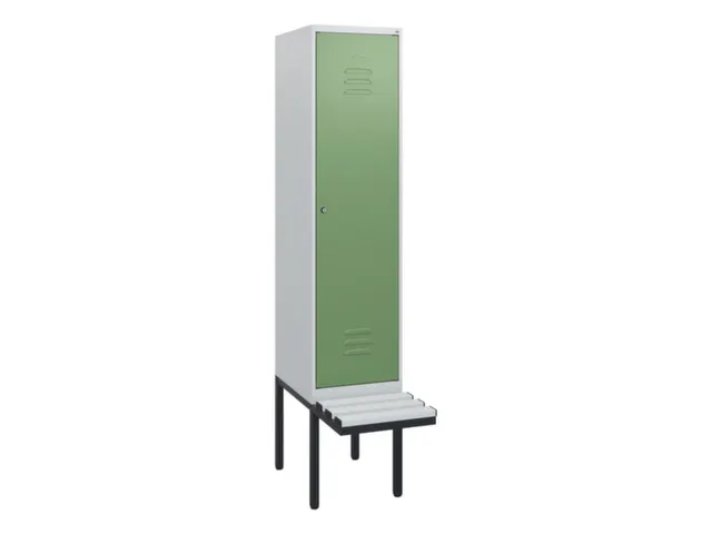 locker met bank,HxBxD 1950x400x815mm,1vak,vak B 400mm,cil.-slot