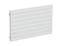 geperforeerde plaat,v. werktafel,ESD,HxB 300x470mm,staal,lichtgrijs