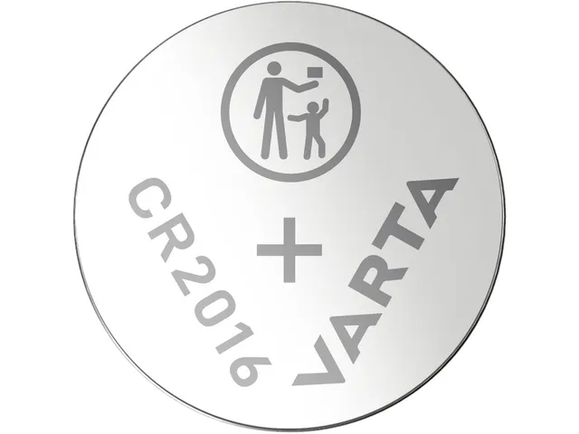 Batterij Varta knoopcel CR2016 lithium blister à 5 stuks