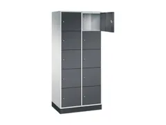 grootvolume-lockersysteem,RAL 7035/RAL 7021,HxBxD 1950x820x500mm