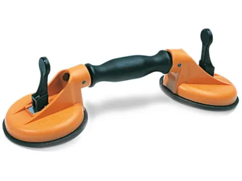 Zuigheffer Draagvermogen 45kg 2 Zuigschalen Scharnier Kunststof