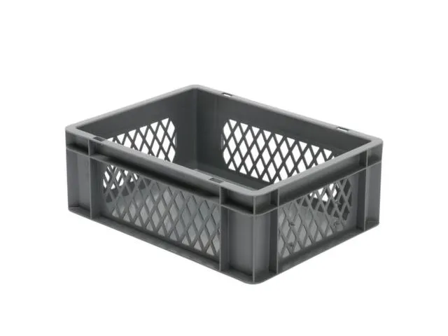 Euronorm-Stapelbak 13l H X L X B 145x400x300mm Grijs