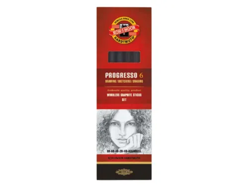 Grafietstift Koh-I-Noor progresso 8915 HB 8B + aqua